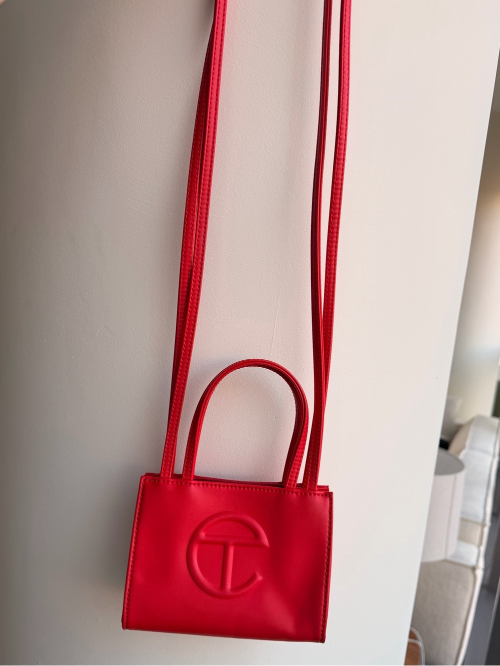 Red Mini Telfar Purse - Picture 5 of 5